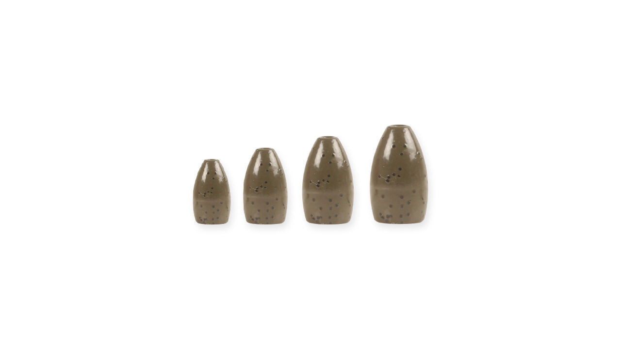 Грузило вольфрамовое пуля BFT Tungsten Bullet Weight, 7,2gr, Green Pumpkin - 3шт (11-A14TFW-47, )