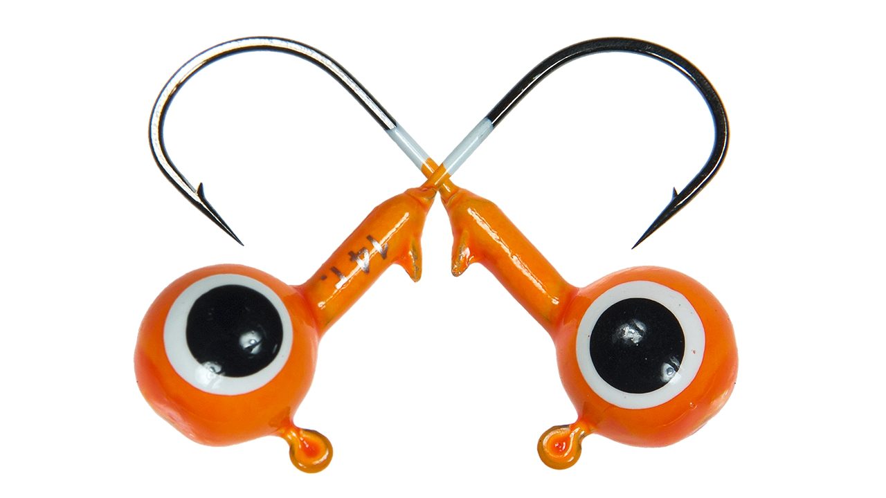 Джиг шар Strike Pro крашеный с глазами 3,5гр кр. №1 10шт оранжевый (PJH-04#ORANGE, )