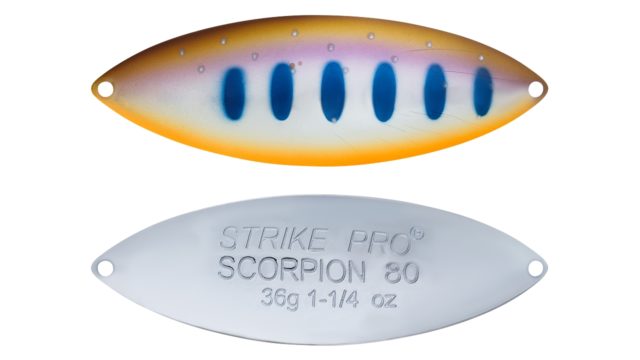 Блесна колеблющаяся Strike Pro Scorpion Treble 70H тройник, 28.0гр, 7.0см (ST-08B2#A142-264-CP, )