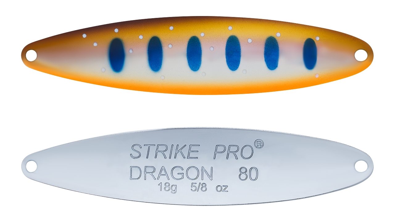 Блесна колеблющаяся Strike Pro Dragon Treble 80M тройник, 18.0гр, 8.0см (ST-07F#A142-264-CP, )