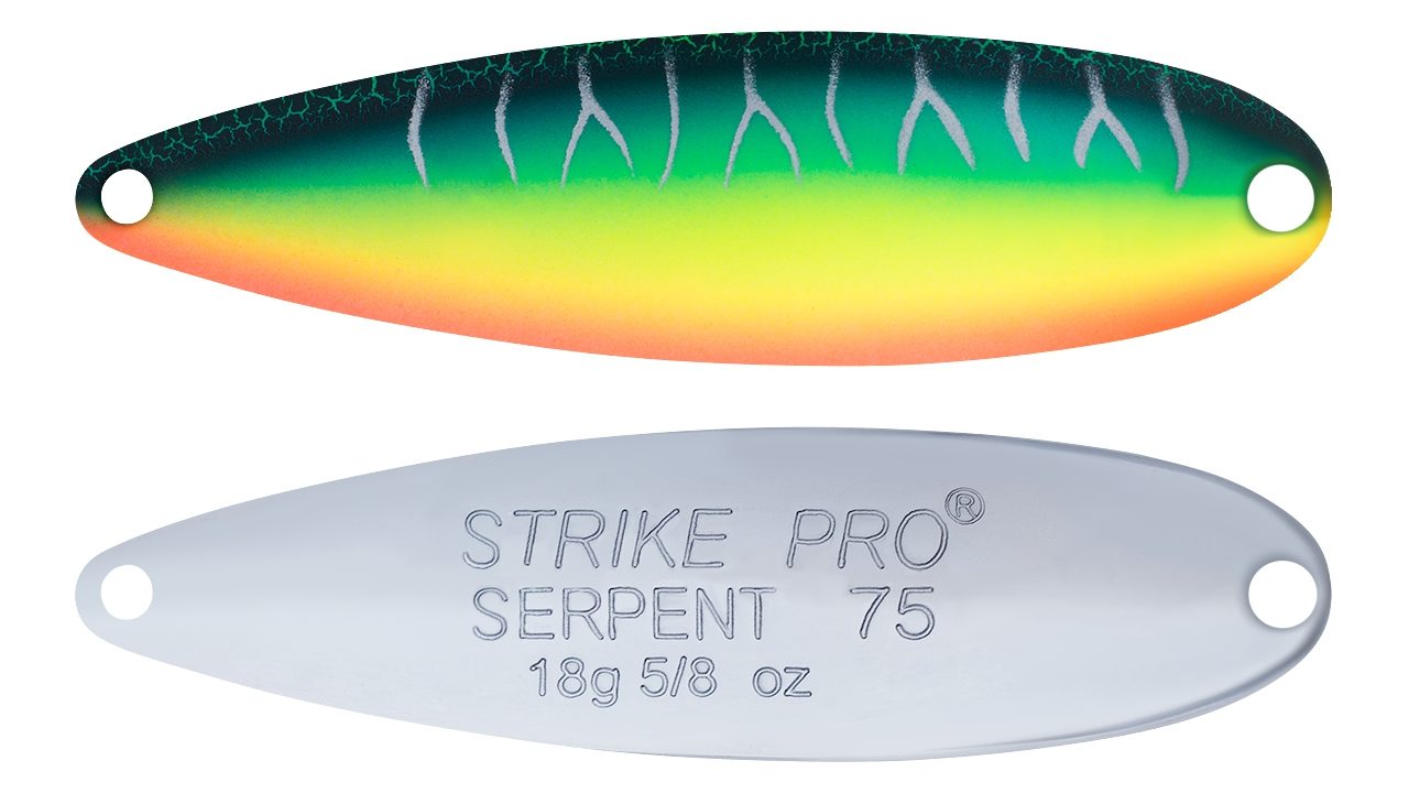 Блесна колеблющаяся Strike Pro Serpent Single 65M одинарник-незацепляка, 14.0 гр, 6.5 см (ST-010AS#A223S-RP-CP, )