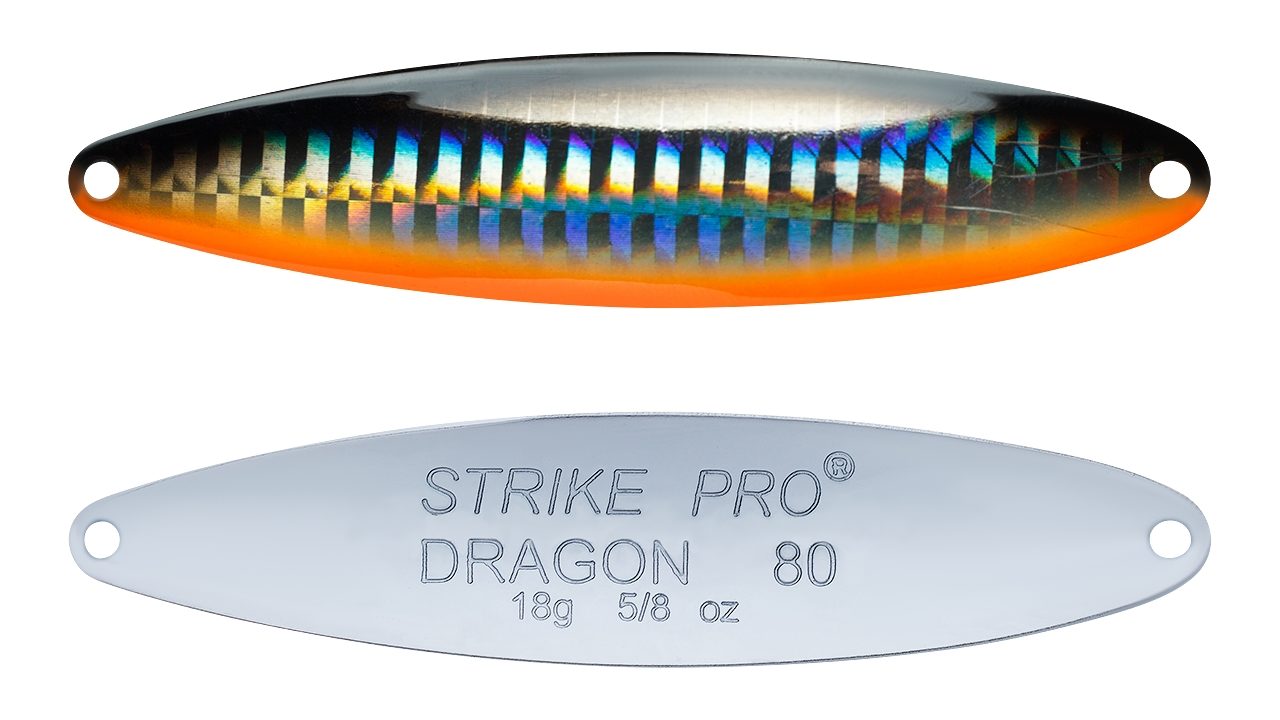Блесна колеблющаяся Strike Pro Dragon Treble 80M тройник, 18.0гр, 8.0см (ST-07F#A70-713-CP, )
