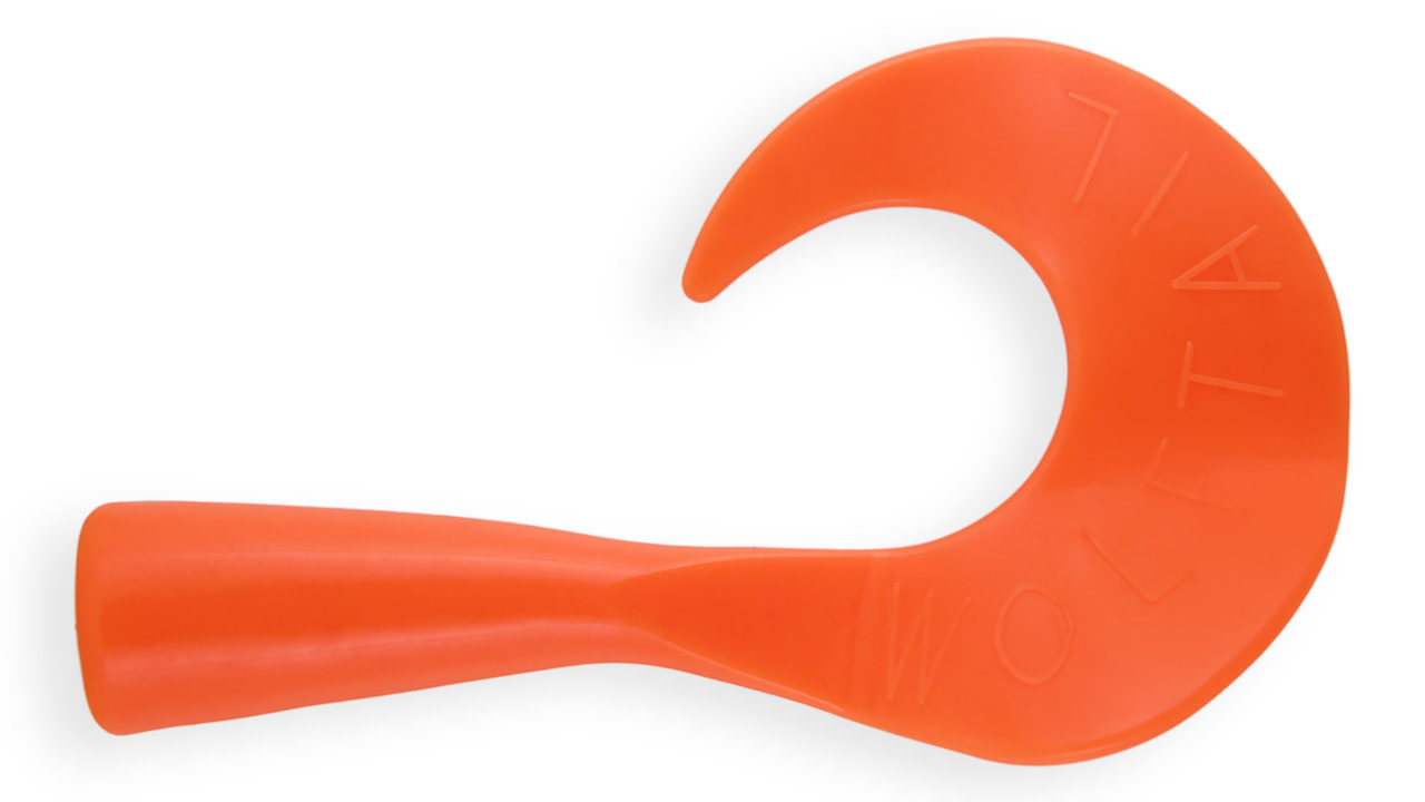Хвост для джеркбейта Wolf Tail с зап. пружиной (оранжевый) 2шт. (EG-159T#ORANGE, )