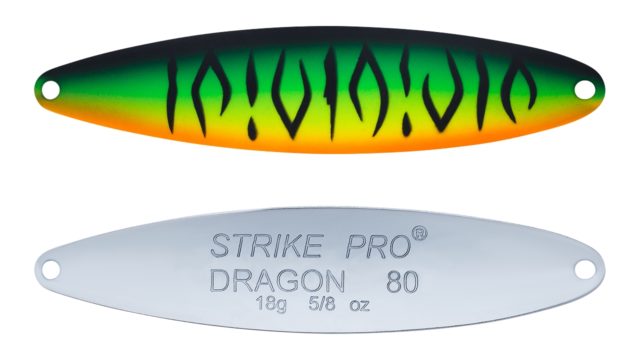 Блесна колеблющаяся Strike Pro Dragon Treble 80M тройник, 18.0гр, 8.0см (ST-07F#GC01S-CP, )