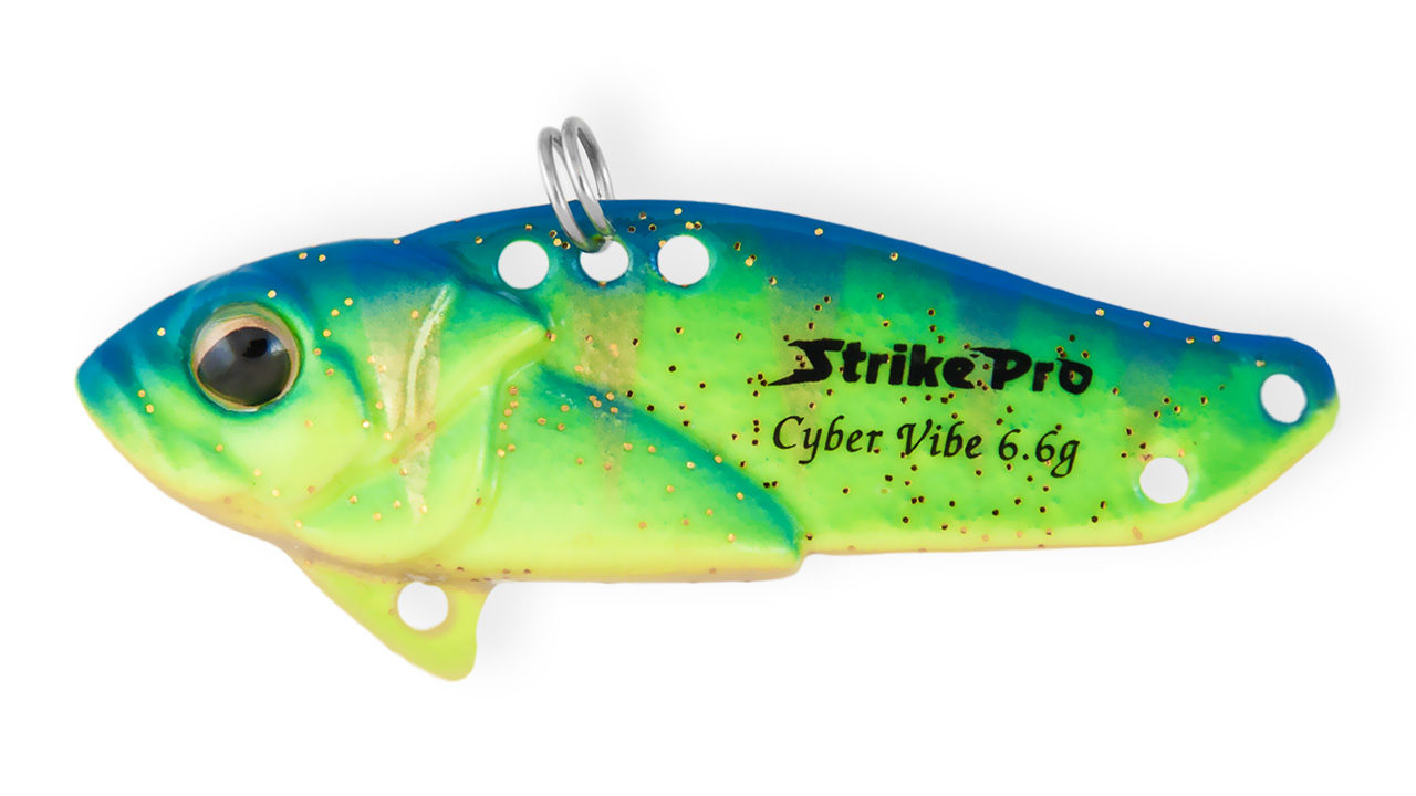 Блесна-цикада Strike Pro Cyber Vibe 65 A172FL (JG-005E#A172FL, 65 мм, 26 гр, тонущий)