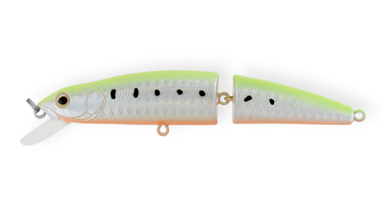 Воблер составной Strike Pro Minnow Jointed SL110 513-713 (MG-010F#513-713, 110 мм, 14 гр, плавающий, 0.8-1.5 м)