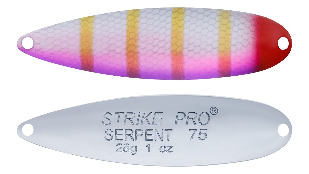 Блесна Strike Pro Serpent Treble 75H A166E-CP (ST-010B2#A166E-CP, 75 мм, 28 гр)