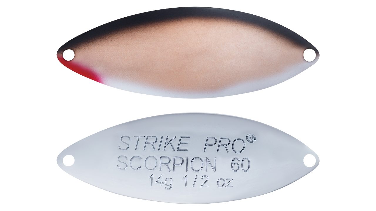 Блесна Strike Pro Scorpion Treble 60M A010KPE-CP (ST-08A#A010KPE-CP, 60 мм, 14 гр)