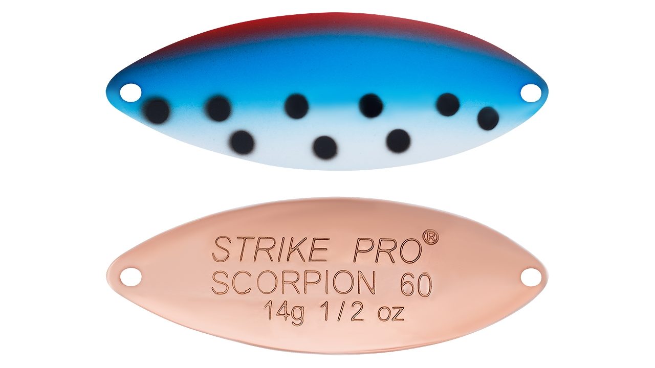 Блесна Strike Pro Scorpion Treble 60M A104-KP (ST-08A#A104-KP, 60 мм, 14 гр)
