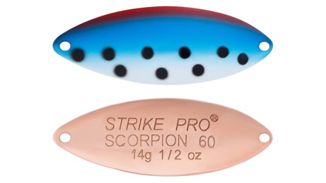 Блесна Strike Pro Scorpion Treble 80M A104-KP (ST-08C#A104-KP, 80 мм, 23 гр)