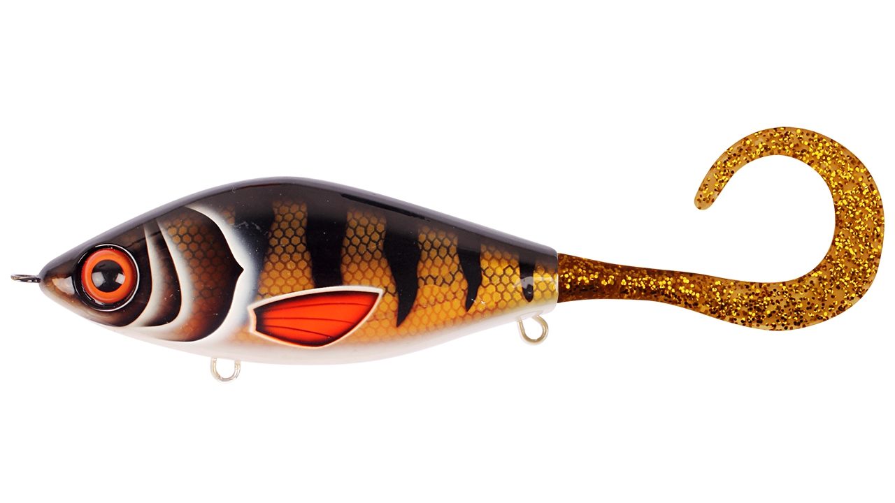 Джеркбейт Strike Pro Guppie Jr shallow Golden Perch - Gold/Gold Glitter 11см 58гр (EG-208AS#TR-003, )