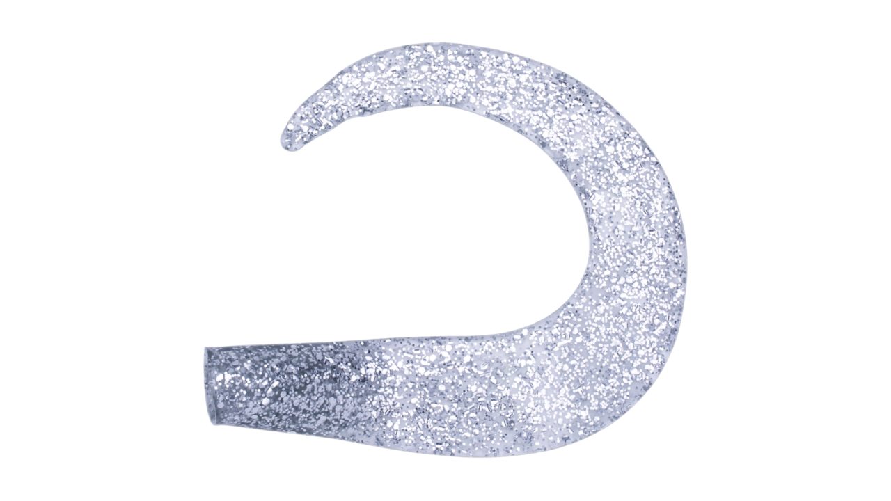 Хвосты Svartzonker McTail Glide Tail 14см 6,6гр 3шт - C6 Silver Glitter (106406, )