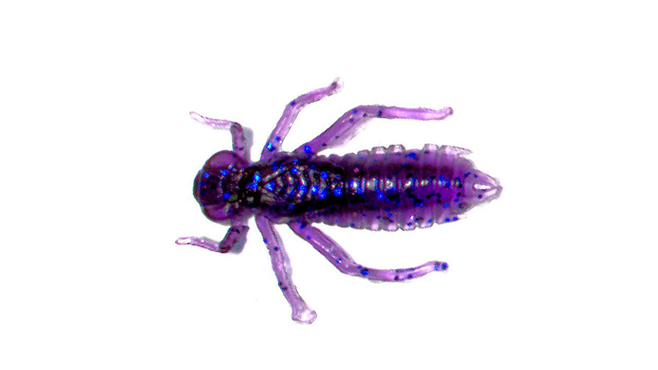 Казара малая "Buranto" Takedo Imago TKS5432030 3,0 cm. 608 фиолетовый с синими блестками (8 шт) (TKS5432030#608, )