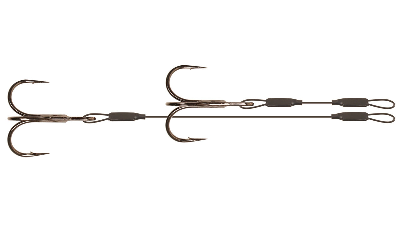 Оснастка для силикона Owner Pro Wire Stinger 140/60мм 36ВС №2/0 60lb/27,2кг 1шт (44-56979-121, )