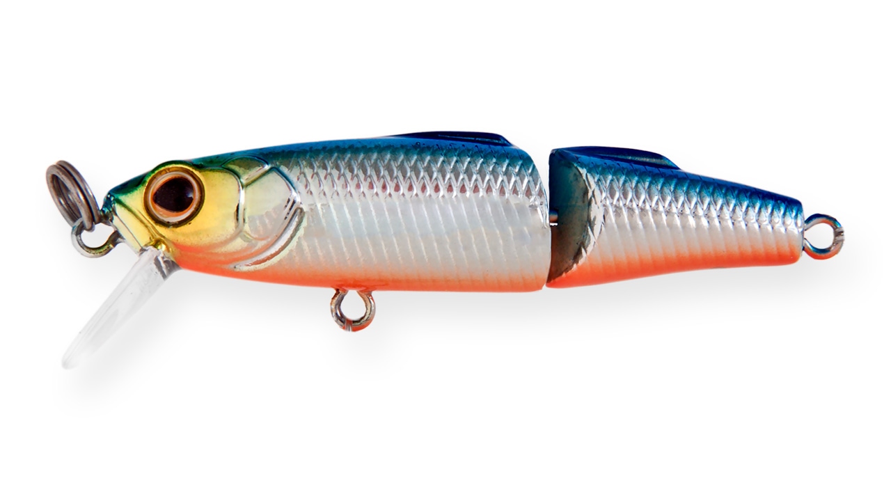 Воблер составной Strike Pro Silver Sprat 40 626E (EG-093JA#626E, 40 мм, 2.5 гр, тонущий, 0.2-0.4 м)