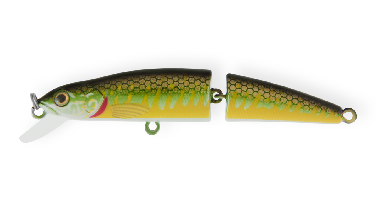 Воблер составной Strike Pro Minnow Jointed SM90 A164F (MG-008F#A164F, 90 мм, 8.6 гр, плавающий, 0.5-1 м)