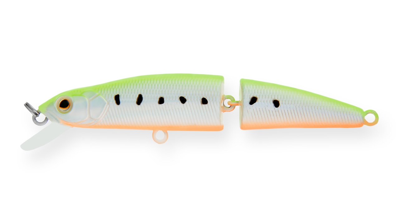 Воблер составной Strike Pro Minnow Jointed SM70 513T (MG-014F#513T, 70 мм, 4.7 гр, плавающий, 0.2-0.7 м)