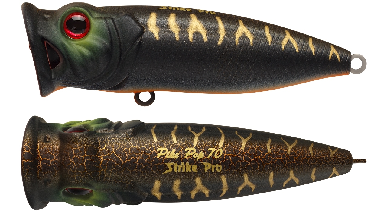 Поппер Strike Pro Pike Pop 70 A208S (SH-002C#A208S, 70 мм, 10.5 гр, плавающий)