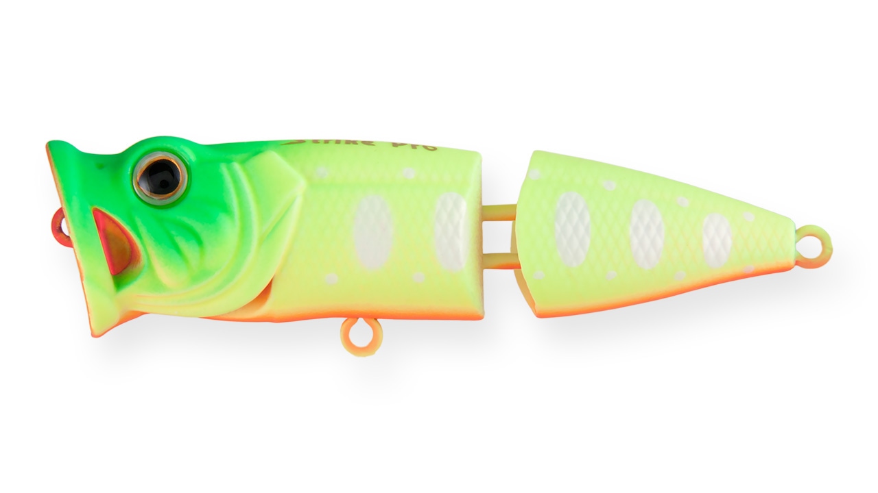 Поппер составной Strike Pro Pike Pop Joint 75 A178S (SH-002CJ#A178S, 75 мм, 11 гр, плавающий) Поппер составной Strike Pro Pike Pop Joint 75 A178S (SH-002CJ#A178S, 75 мм, 11 гр, плавающий)