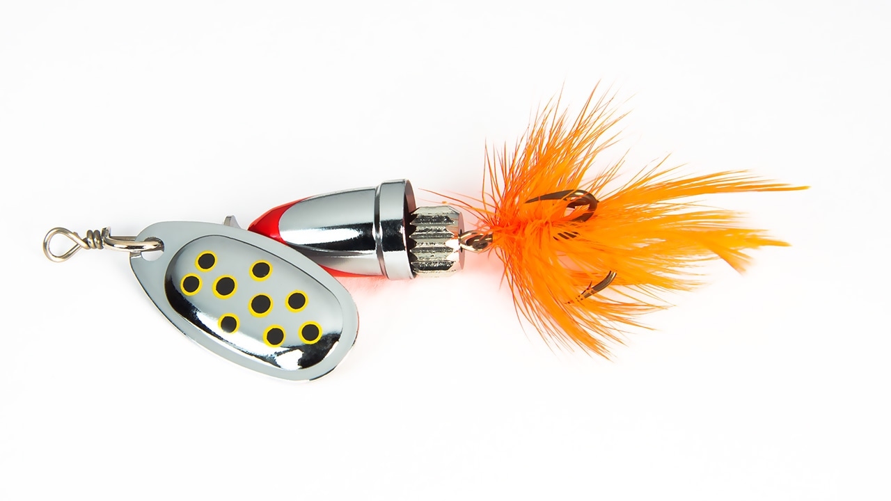 Вращающаяся блесна Strike Pro Jingle Bell 3 A41-CP (SN-05A#A41-CP, 55 мм, 3.5 гр)